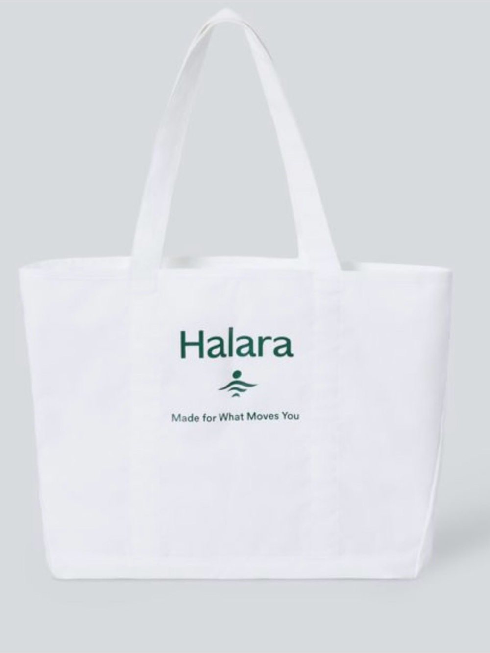 NEW Halara Letter Print Casual Canvas Tote Bag